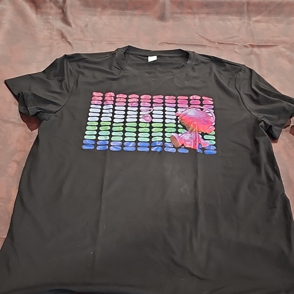 M Bright Color Decal Shirt Sz Xxl Unisex - Picture 2 of 4